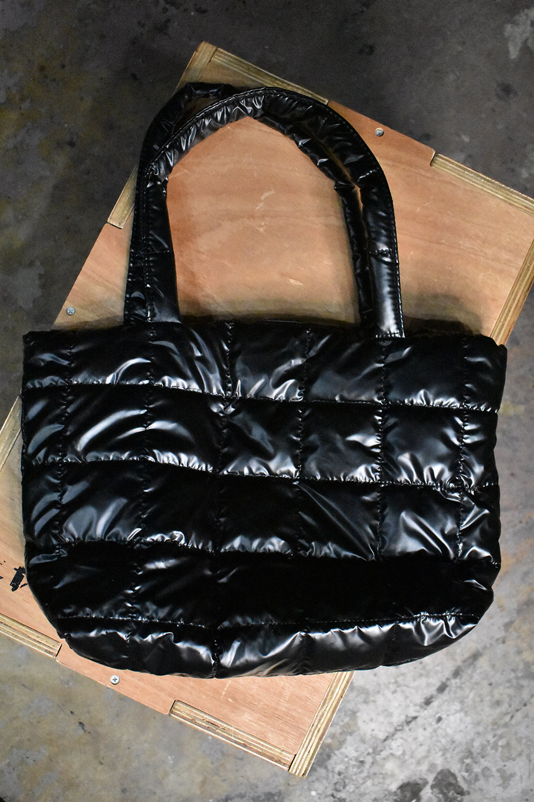 Midnight Run Quilted Tote Bag